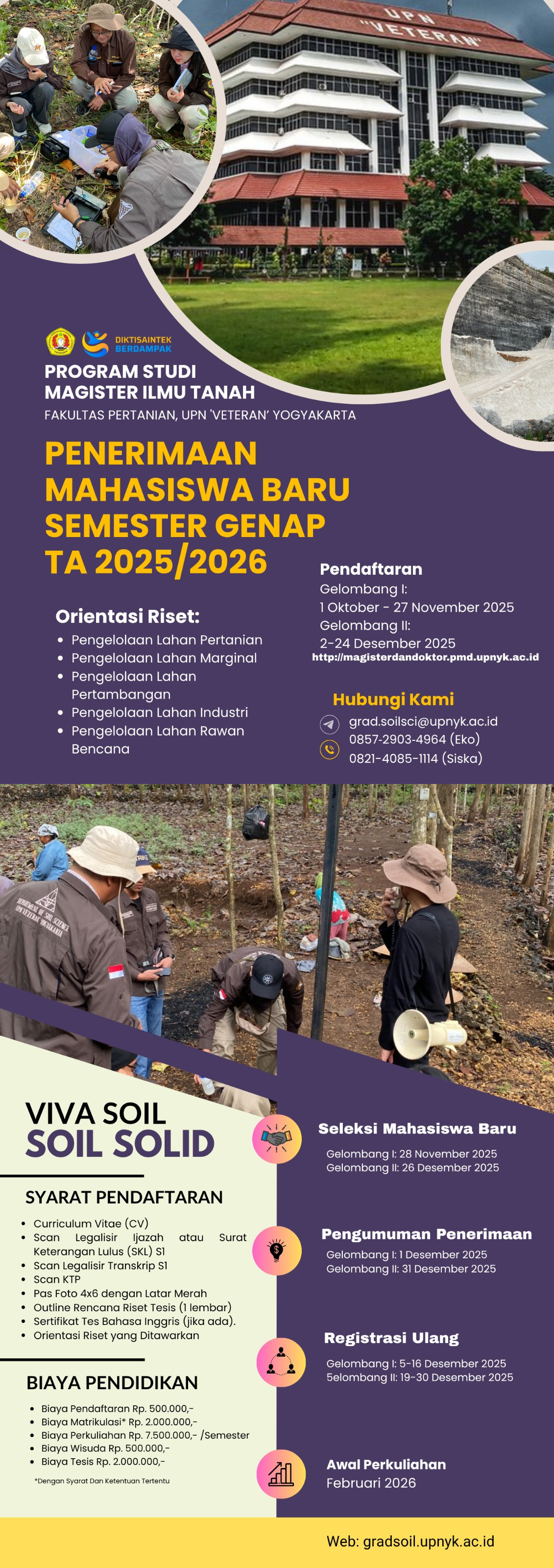 Penerimaan Mahasiswa Baru Prodi MIT Semester Genap TA 2025/2026